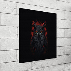 Холст квадратный Evil owl, цвет: 3D-принт — фото 2