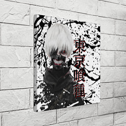 Холст квадратный Kaneki Ken - Токийский Гуль, цвет: 3D-принт — фото 2