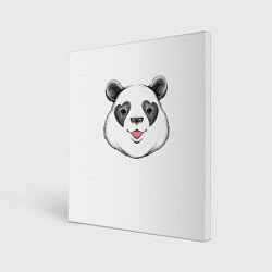 Холст квадратный Влюблённый панда, цвет: 3D-принт
