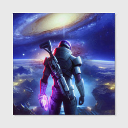 Холст квадратный Mass Effect - andromeda ai art, цвет: 3D-принт — фото 2