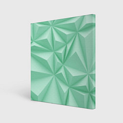 Холст квадратный Объемные пирамидки, цвет: 3D-принт