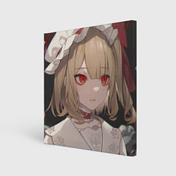 Холст квадратный Touhou Project Flandre милая, цвет: 3D-принт