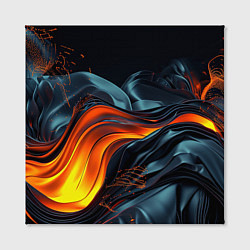 Холст квадратный Волнистая темная материя, цвет: 3D-принт — фото 2