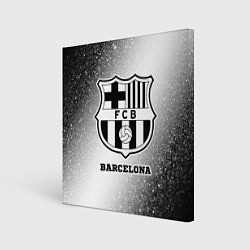 Холст квадратный Barcelona sport на светлом фоне, цвет: 3D-принт