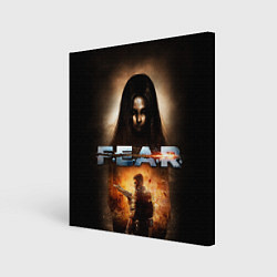 Холст квадратный FEAR - project origin, цвет: 3D-принт