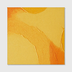 Холст квадратный Желтая краска, цвет: 3D-принт — фото 2