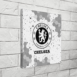 Холст квадратный Chelsea sport на светлом фоне, цвет: 3D-принт — фото 2