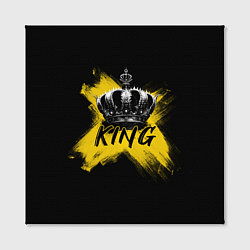 Холст квадратный Корона Кинга, цвет: 3D-принт — фото 2
