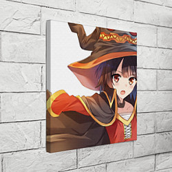 Холст квадратный Konosuba Мэгумин, цвет: 3D-принт — фото 2