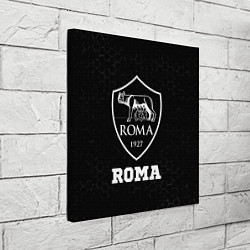 Холст квадратный Roma sport на темном фоне, цвет: 3D-принт — фото 2