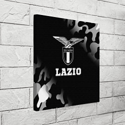 Холст квадратный Lazio sport на темном фоне, цвет: 3D-принт — фото 2