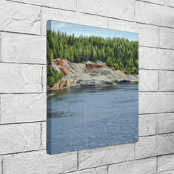 Холст квадратный Троицко-байновское месторождение глины, цвет: 3D-принт — фото 2