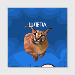 Холст квадратный Довольный Шлепа, цвет: 3D-принт — фото 2