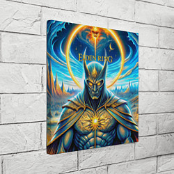 Холст квадратный Elden Ring темный рыцарь, цвет: 3D-принт — фото 2