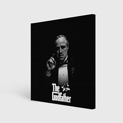 Холст квадратный Don Vito Corleone, цвет: 3D-принт