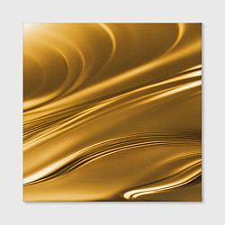 Холст квадратный Золотой сплав абстрактная текстура, цвет: 3D-принт — фото 2