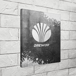 Холст квадратный Daewoo - grey gradient, цвет: 3D-принт — фото 2