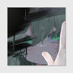 Холст квадратный Touhou Project Койши Комейдзи взгляд, цвет: 3D-принт — фото 2