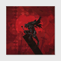 Холст квадратный Гатс в броне скелета, цвет: 3D-принт — фото 2