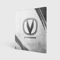 Холст квадратный Changan - white gradient, цвет: 3D-принт