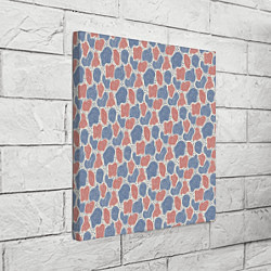 Холст квадратный Абстрактный паттерн: пятна и плывущие формы, цвет: 3D-принт — фото 2