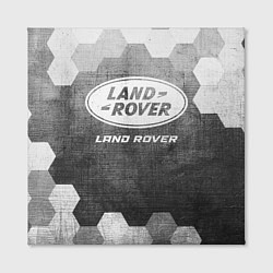 Холст квадратный Land Rover - grey gradient, цвет: 3D-принт — фото 2