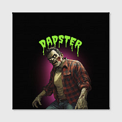 Холст квадратный Dadster - zombie - на хэллоуин, цвет: 3D-принт — фото 2