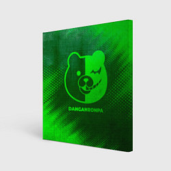 Холст квадратный Danganronpa - green gradient, цвет: 3D-принт