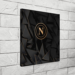 Холст квадратный Napoli golden poly, цвет: 3D-принт — фото 2