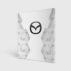 Холст квадратный Mazda white poly, цвет: 3D-принт