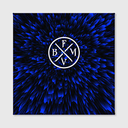 Холст квадратный Bullet For My Valentine blue energy, цвет: 3D-принт — фото 2
