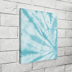 Холст квадратный Голубой тай дай, цвет: 3D-принт — фото 2