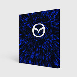 Холст квадратный Mazda blue energy, цвет: 3D-принт
