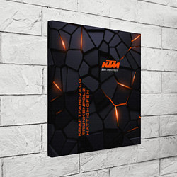Холст квадратный KTM - плиты с эффектом свечения, цвет: 3D-принт — фото 2