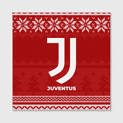 Холст квадратный Новогодний Juventus, цвет: 3D-принт — фото 2
