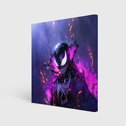 Холст квадратный Neon Venom - Rain, цвет: 3D-принт