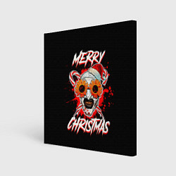 Холст квадратный Merry Christmas Terrifier, цвет: 3D-принт