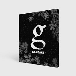 Холст квадратный Снежный Garbage, цвет: 3D-принт