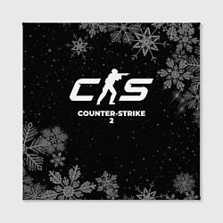 Холст квадратный Снежный Counter-Strike 2, цвет: 3D-принт — фото 2