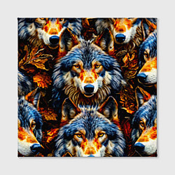 Холст квадратный Волчары, цвет: 3D-принт — фото 2