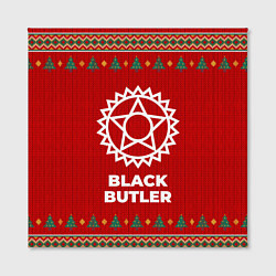 Холст квадратный Black Butler new year, цвет: 3D-принт — фото 2