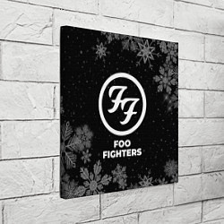 Холст квадратный Снежный Foo Fighters, цвет: 3D-принт — фото 2