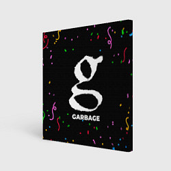 Холст квадратный Garbage конфети, цвет: 3D-принт