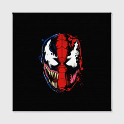 Холст квадратный Веном Карнаж и Человек паук, цвет: 3D-принт — фото 2
