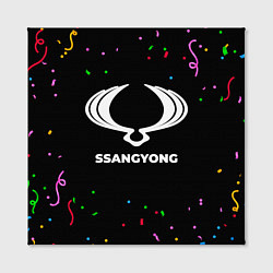 Холст квадратный SsangYong конфети, цвет: 3D-принт — фото 2