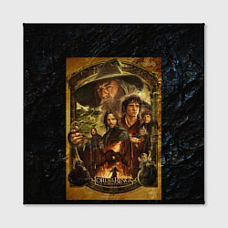 Холст квадратный The lord of the rings - the fellowship of the ring, цвет: 3D-принт — фото 2