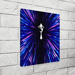 Холст квадратный Hellsing neon energy, цвет: 3D-принт — фото 2