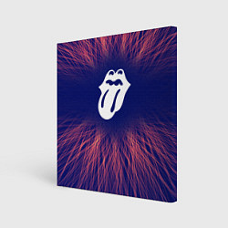 Холст квадратный Rolling Stones red energy, цвет: 3D-принт