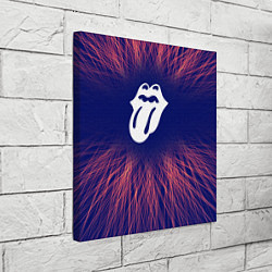 Холст квадратный Rolling Stones red energy, цвет: 3D-принт — фото 2
