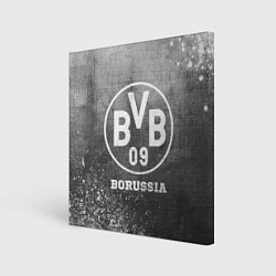 Холст квадратный Borussia - grey gradient, цвет: 3D-принт